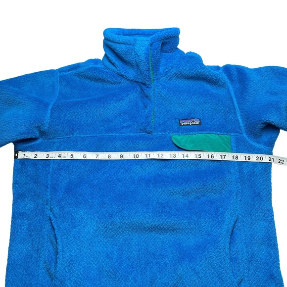 Patagonia | Women | Blue Re-Tool Snap T Fleece Pullover Sweater | Size Medium - Picture 5 of 14
